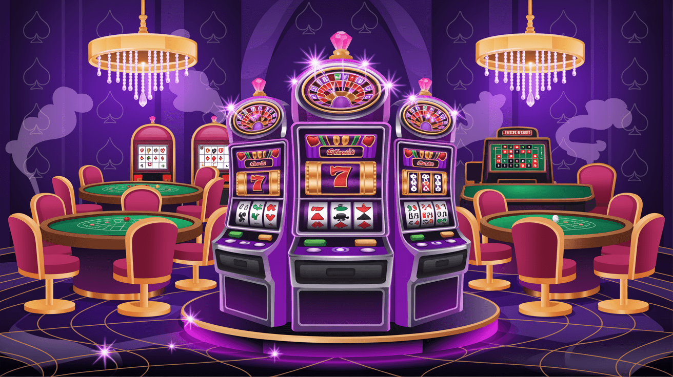 Impressive collection of casino games and slot machines